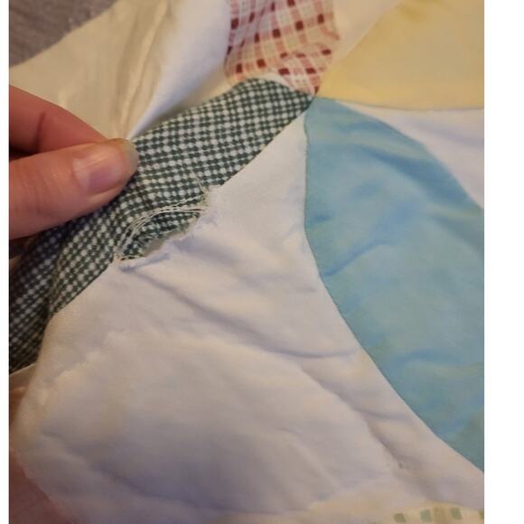 Vtg Keeco Country quilt-type Country Bedspread Comforter 100 X 92 Colorful E222 - Picture 5 of 8